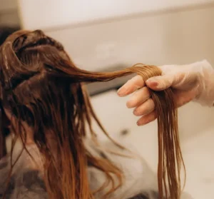 Professional Hair Coloring Service at Salon